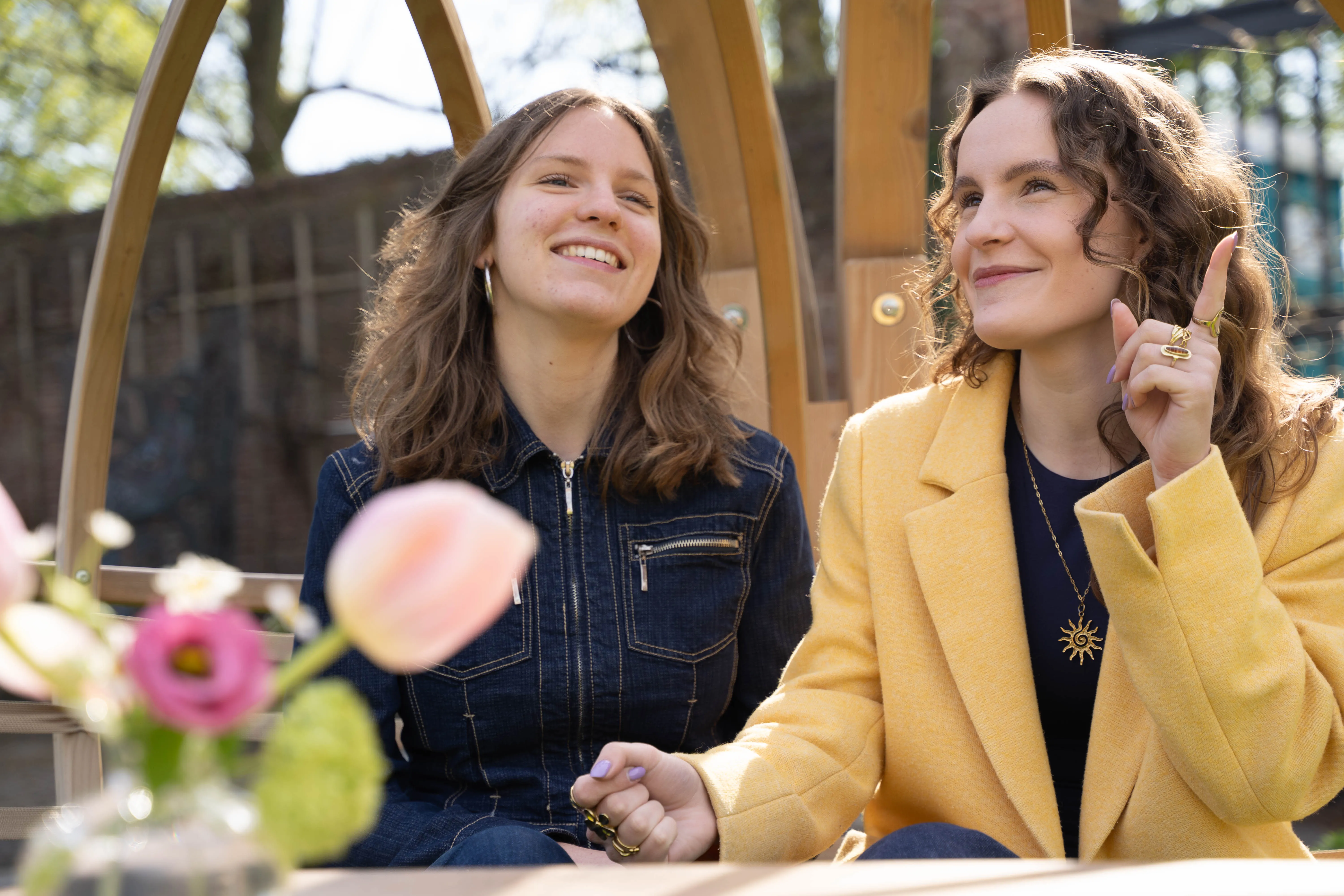 Lifestyle-shot in de stad voor Citymarketing Amersfoort